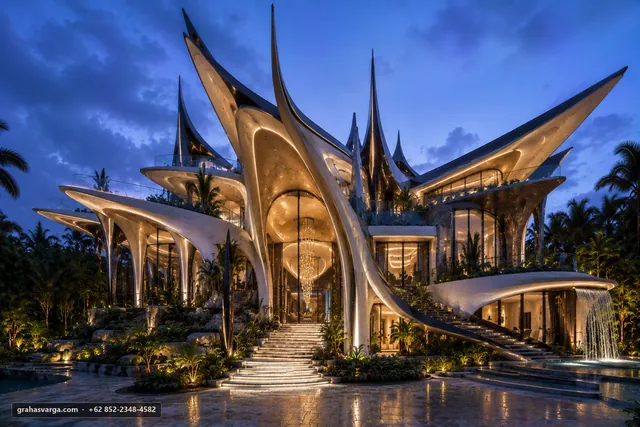 Fasad Modern di Kabupaten Bengkalis yang Tetap Bernilai — visual arsitektur 2