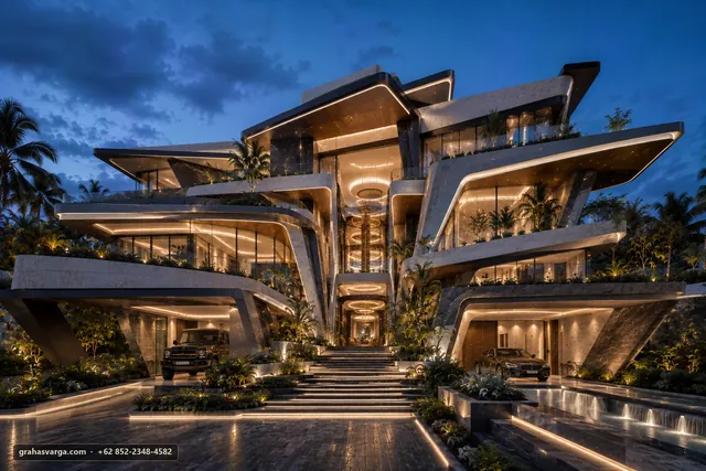 Fasad Modern di Kabupaten Bengkalis yang Tetap Bernilai — visual arsitektur 1