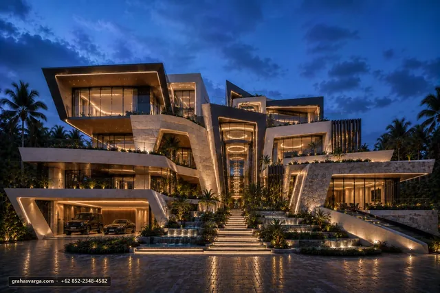 Fasad Modern di Kabupaten Bengkalis yang Tetap Bernilai — visual arsitektur 2