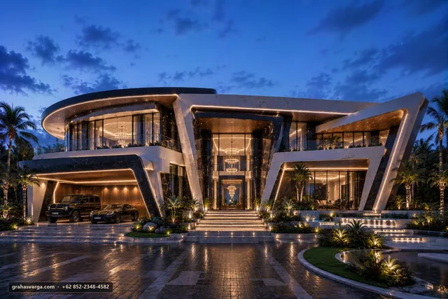 Fasad Modern di Kabupaten Bengkalis yang Tetap Bernilai — visual arsitektur 1