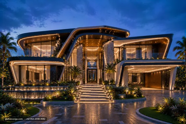 Fasad Modern di Kabupaten Bengkalis yang Tetap Bernilai — visual arsitektur 2