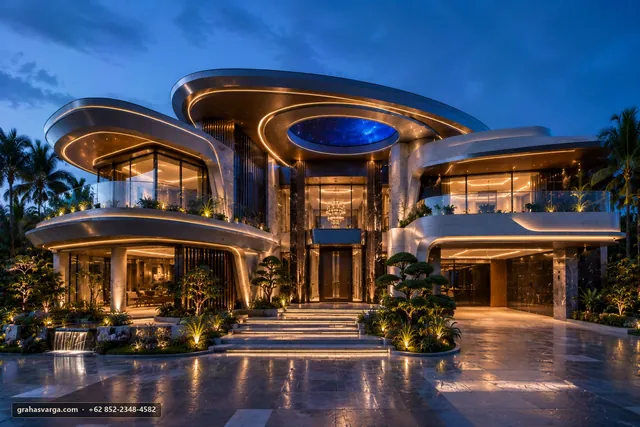 Fasad Modern di Kabupaten Siak yang Tetap Bernilai — pandangan arsitektur 2